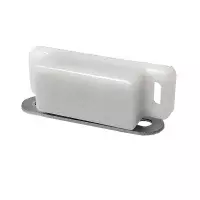 Fecho Magnetico Plastico Branco Batente de Metal Bendoor 5169BB