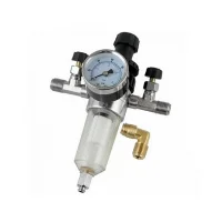 Filtro Regulador de Ar com Manometro Dreno Automatico e 2 Saidas 1/4" Arprex AF1-CDDA