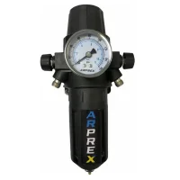 Filtro Regulador de Ar com Manometro Dreno Automatico e 2 Saidas 1/2" Arprex CENTURIUM X