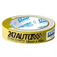 Fita Crepe Automotiva Amarela 18MMX40M Tekbond 247