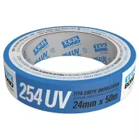 Fita Crepe Imobiliaria Azul 24MMX50M Tekbond 254UV
