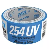 Fita Crepe Imobiliaria Azul 48MMX50M Tekbond 254UV
