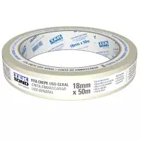Fita Crepe Uso Geral 18MMX50M Tekbond 78072708158