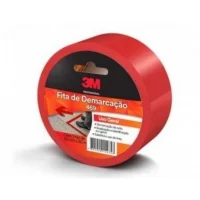 Fita para Demarcacao de Solo Vermelha USO Geral 50MMX30M 3m 469