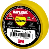 Fita Isolante Amarela 18MMX20M 3m IMPERIAL