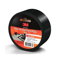 Fita para Demarcacao de Solo Preta USO Geral 50MMX30M 3m 469