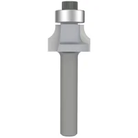 Fresa Cantoneira com Rolamento Raio 5 Para Tupia Manual MD 12,7X22,7 H1/4 Radix 1974100.02