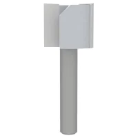 Fresa Paralela 2 Cortes Para Tupia Manual MD 1/2X15MM H6 Radix 2058993.01