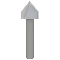 Fresa Ranhura Em V Para Tupia Manual MD 9/16X13MM H6 Radix 2059070.01