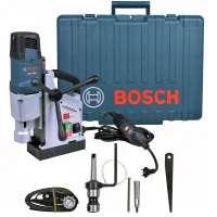 Furadeira com Base Magnetica Com Maleta e Acessorios 50MM 220V 1200W Bosch GBM 50-2