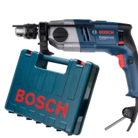 Furadeira de Impacto Reversivel Com Maleta e 2 Velocidades Variaveis 1/2" 220V 870W Bosch GSB 20-2RE