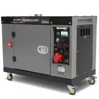 Gerador de Energia a Diesel Cabinado USO Intensivo 498CC 4T Partida Eletrica 220V TRIF 7,5KVA Toyama TDG8500SLE3DXP