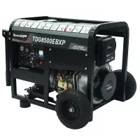 Gerador de Energia a Diesel USO Profissional 498CC 4T Partida Eletrica Manual Bivolt 7KVA Toyama TDG8500EBXP