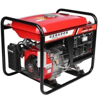 Gerador de Energia a Gasolina Partida Manual Motor 4T 6,5HP Bivolt 2,8KVA Motomil MG3000CL-1