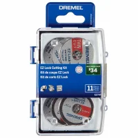 Jogo Acessorios para Micro Retifica 11 Pecas Para Cortar Dremel EZ728