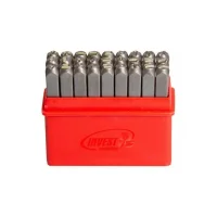 Jogo Alfabeto de Aco 27 Pecas 10MM Rocast 600019