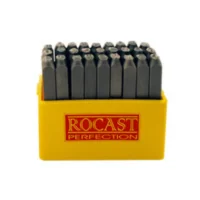 Jogo Alfabeto de Aco 27 Pecas 8MM Rocast 600018