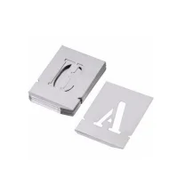 Jogo Alfabeto de Chapa 27 Pecas 35MM Krause 14