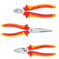 Jogo Alicates Isolados 1000V 3 Pecas VDE EN60900 CRV Gedore VDE S 8003H