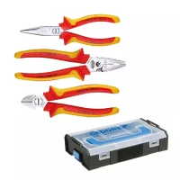 Jogo Alicates Isolados 1000V 3 Pecas VDE EN60900 CRV Gedore VDE 1102-002