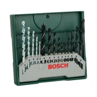 Jogo Brocas para Metal Madeira Concreto 15pcs X-Line 3A8MM Bosch 2607017504