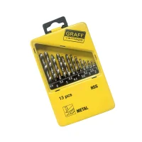 Jogo Broca Haste Paralela 13 Pecas DIN 338 HSS 1,5A6,5MM Graff 5660071