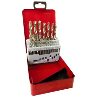 Jogo Broca Haste Paralela 19 Pecas DIN 338 HSS 1A10MM Htom 37263