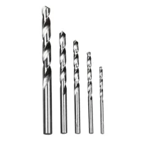 Jogo Broca Haste Paralela 5 Pecas DIN 338 HSS 3A8MM Rocast 50164