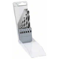 Jogo Broca Haste Paralela 6 Pecas Point TEQ DIN 338 HSS 2A8MM Bosch 2608577346