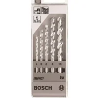 Jogo Broca de Widia Concreto 5pcs 4A10MM Bosch 2608590090