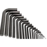 Jogo Chave Allen 25pcs Milimetro e Polegada CRV 0,7A3/8" Gedore 42/25MP