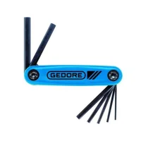 Jogo Chave Allen Canivete 6 Pecas CRV 3A10MM Gedore 42SCL6M