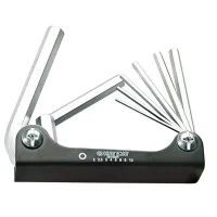 Jogo Chave Allen Canivete 8 Pecas CRV 2A10MM King Tony 20218MR