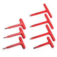 Jogo Chave Allen Cabo T Isolada 1000V 7pcs CRV 4A12MM Gedore V42T