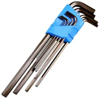 Jogo Chave Allen Longa 9 Pecas CRV 1,5A10MM Gedore 42L9M