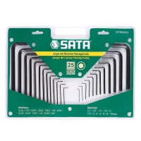 Jogo Chave Allen Longa e Curta 25pcs CRV 0,7A3/8" Sata ST09120SJ