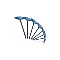 Jogo Chave Allen Ponta Bola Cabo T 8pc CRV 2A10MM Gedore 42KLT8M