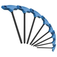 Jogo Chave Allen Ponta Bola Cabo T 8pc CRV 2A10MM Gedore 42KLT8M