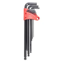 Jogo Chave Allen Ponta Bola Extra Longa 9pcs CRV 1,5A10MM Corneta 3123052