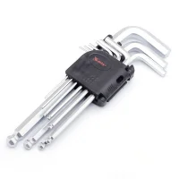 Jogo Chave Allen Ponta Bola Longa 9pcs CRV 1,5A10MM Mtx 112339