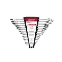 Jogo Chave Combinada 15 Graus 16pcs CRV 1/4A1.1/4" Gedore Red R09115016