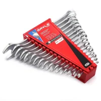 Jogo Chave Combinada 15 Graus 16pcs CRV 1/4A1.1/4" Mayle 102904MY