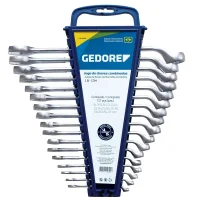 Jogo Chave Combinada 17pcs CRV 6A22MM Gedore 1B17M
