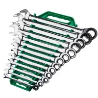 Jogo Chave Combinada com Catraca 13pcs CRV 1/4A1" Belzer 9312BJ