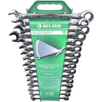Jogo Chave Combinada com Catraca 16pcs CRV 8A24MM Belzer 9416BJ
