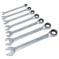 Jogo Chave Combinada com Catraca 7pcs CRV 8A19MM Corneta 3226070