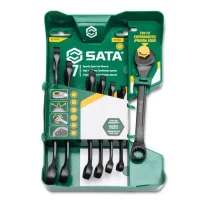 Jogo Chave Combinada Speedy X6 7pcs Boca com Retomada Rapida CRV 8A17MM Sata ST47530