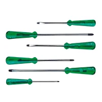 Jogo Chave de Fenda e Phillips 6pcs 3 Fendas e 3 Phillips CRV 3/16X3A1/4X6" Noll 3980002