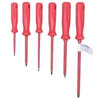 Jogo Chave de Fenda e Phillips Isolada 6pcs NBR9699 CRV 1/8X2.3/8A1/4X6" Gedore 150-160NR