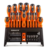 Jogo Chave de Fenda Phillips Pontas e Soquetes 39pcs Robust S49001039